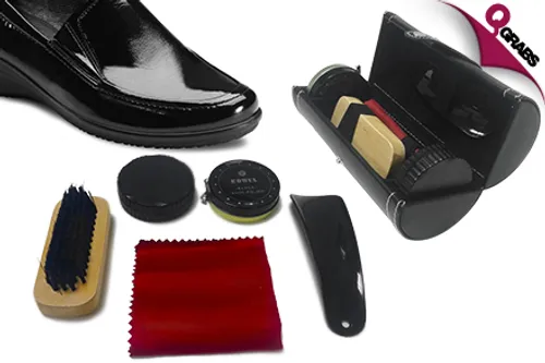 From QR35, Make Those Dress Shoes Shine with a Traveling Shoe Care Kit! (Up to QR158 Value)